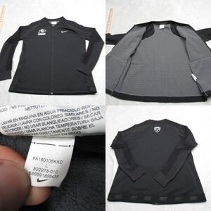 Colorado Buffaloes Tennis Jacket Nike Golf Womens Large Black Full Zip‎ Athletic
